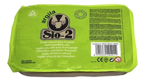 Arcilla Blanca 12 Kg. Collet / Artesano Libreria