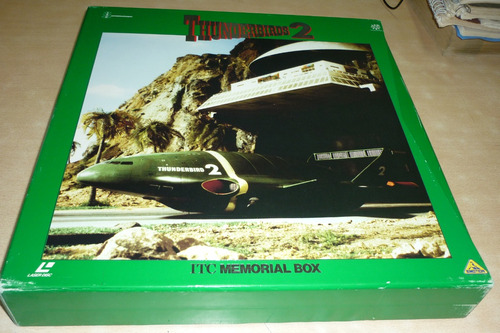Gerry Anderson Thunderbirds 2 Box 8 Laser Disc Japon Insert