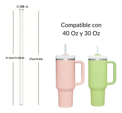 Pack De 2 Bombillas Compatibles Para Stanley 40/60 Oz Ct