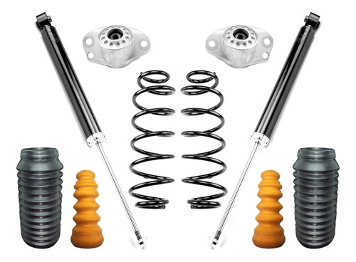 Kit Amortiguadores Bases Resortes Topes Traseros Vw Golf Mk4