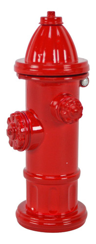Red Fire Hydrant Miniatura Die Cast Sacapunta Bombero Regalo