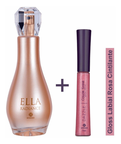Imagem 1 de 8 de Perfume Ella Radiance + Gloss Labial Dazzle