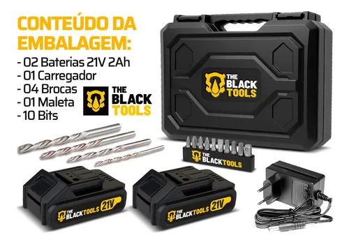 Super Buflex ディスクセット　グリーン、ブルー、ブラック Furadeira Parafusadeira Brushless Tb21yx + Jogo C/ 40 Peças