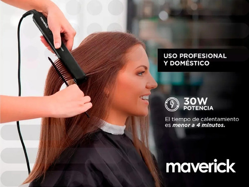 Plancha De Pelo Profesional Planchita Maverick Ceramic
