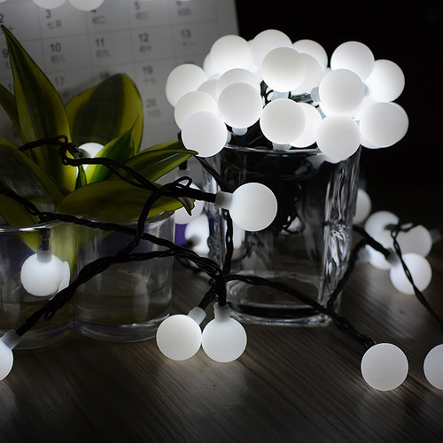 Luz Blanca, Lámpara De 5 M 20, Modelo Solar, Led Globe Fairy