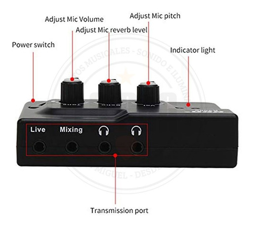 Imagen 4 de 8 de Interfaz De Audio Para Celular Hügel K3000 Android Apple Usb