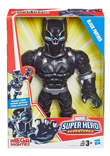 Figura De Acción Marvel Mega Mighties  Black Panther +3