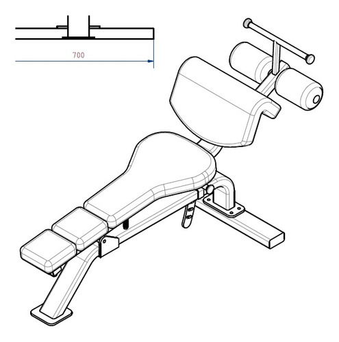 Planos De Maquina Banco Declinado Para Abs