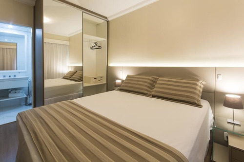 Imagem 5 de 15 de Flat Estilo Residencie Em Moema, Prox A Av. Ibirapuera, Acesso Ao Metrô, Shopping E Ao Pq Ibirapuera - Sf29606