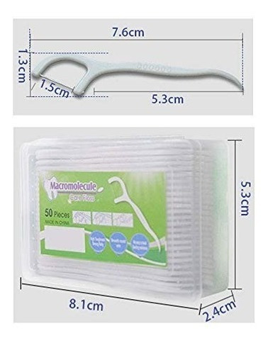 Imagen 3 de 7 de Pak De 180 Unidades Dental Floss Hilo Interdental Dientes