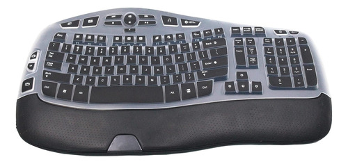 Protector Negro Silicona Para Teclado Logitech K350