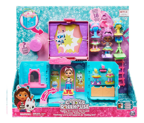 Gabbys Dollhouse Closet Portatil Arcoiris