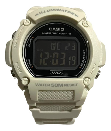 Reloj Casio Digital Para Hombre Modelo W-219hc-8bvcf