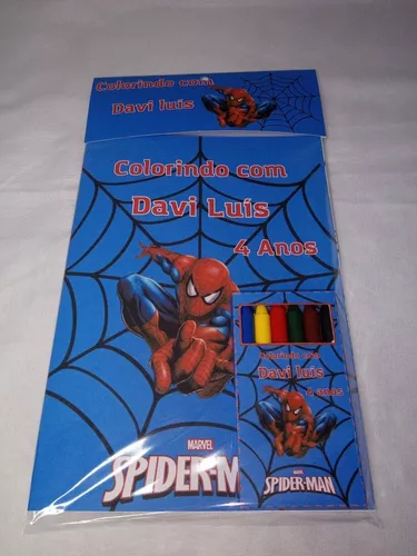 93 desenhos do Homem Aranha para colorir