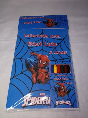 Kit de Colorir - Homem Aranha