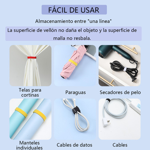 200 Pzs Cincho Suja Cables, Brida Con Velcro Reutlizable