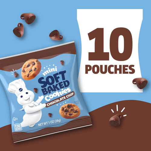 Galletas Horneadas Suaves Con Chispas De Chocolate 10 Unidad