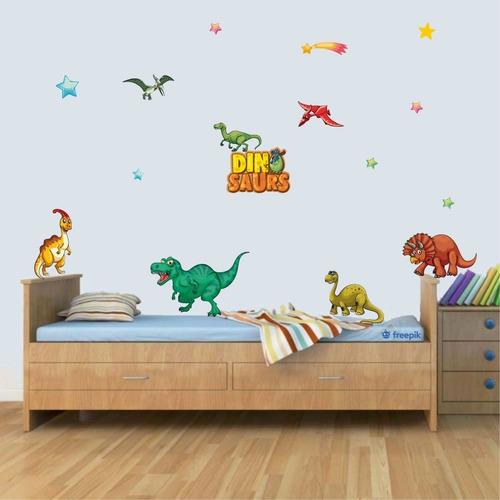 Imagen 1 de 2 de Vinilos Decorativos Hogar Sticker Dinosaurios