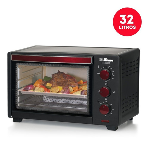 Imagen 3 de 4 de Horno Eléctrico Liliana Fácil Cook Ao132 32lt 1750w