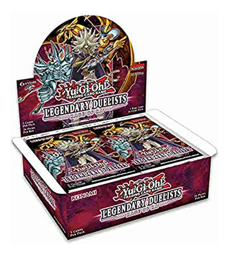 Yugioh Legendary Duelists Tcg Game: Rage Of Ra Booster Box -