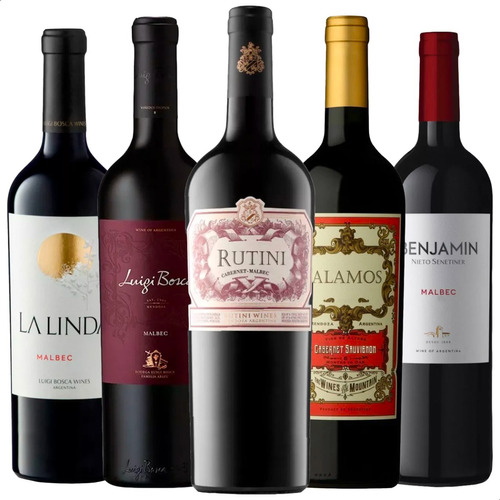 Vino Rutini Luigi Bosca, Benjamin, Alamos, La Linda, Malbec