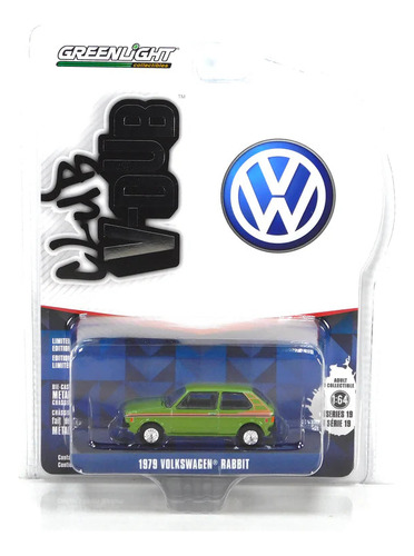 Greenlight Volkswagen Rabbit 1979 Escala 1:64 Club V Dub