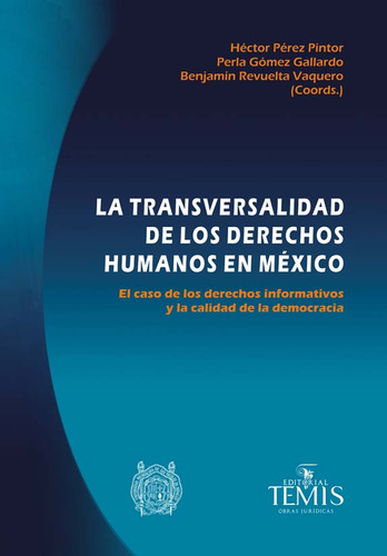 La transversalidad de los derechos humanos en México, de Varios autores. Serie 9583510328, vol. 1. Editorial Temis, tapa blanda, edición 2014 en español, 2014