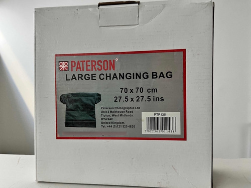 Patterson Changing Bag Para Revelar Rollos
