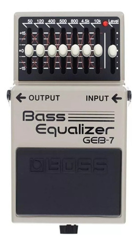 Pedal Efecto Ecualizador Para Bajo Boss Geb7 Bass Equalizer