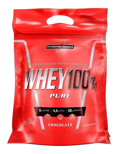 Whey 100% Pure Refil 907g Integral Medica Envio Rapido