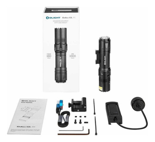 Olight Odin Gl Mini Con Laser Verde Y Riel Picatinny