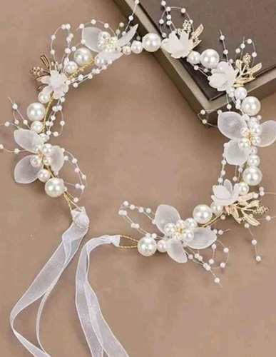 Tiara Tocado Pedrería Novia Quinceañera Primera Comunión