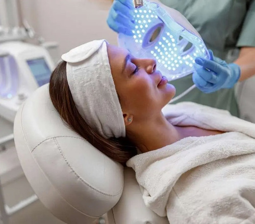 Máscara Facial Led Fototerapia 7 Colores Antiarruga Acné