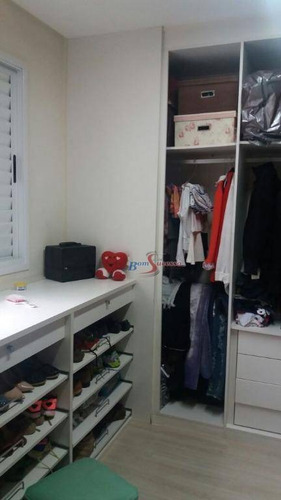 Imagem 14 de 15 de Cobertura Com 3 Dormitórios À Venda, 156 M² Por R$ 1.050.000,00 - Jardim Anália Franco - São Paulo/sp - Co0102