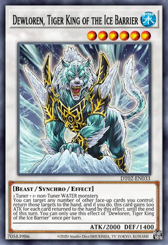 Dewloren, Tiger King Of The Ice Barrier - Ultra Rare   Sdfc