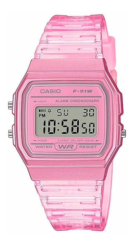 Relógio Casio Feminino Digital Vintage F-91ws-4df