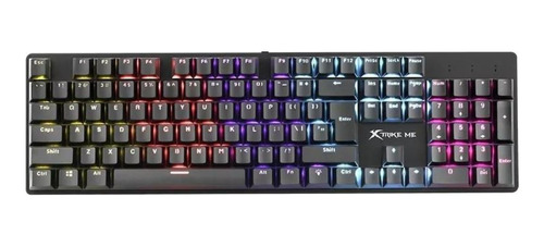 Teclado Gamer Mecanico Xtrike Me 5 Colores Con Numerico Pc