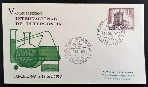 España, Sobre V Congreso Internacion Detergencia 1968 L15330