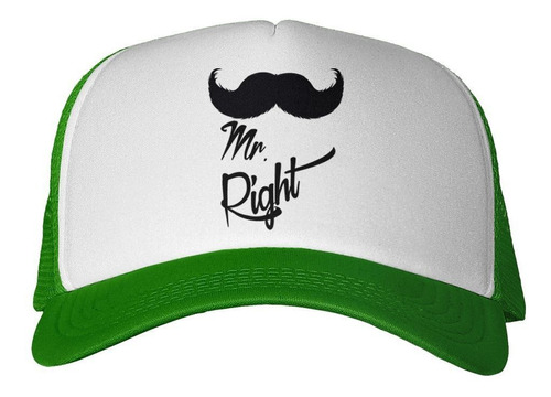 Gorra Mr Right M1 Mostacho