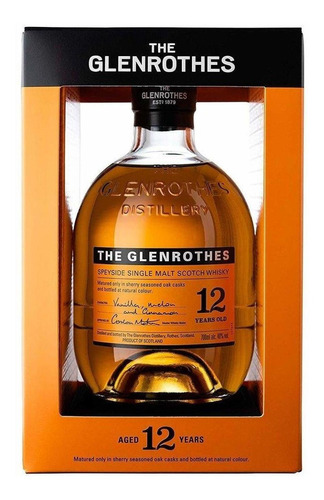 Paquete De 3 Whisky Glenrothes Single Malt 12 Años 700 Ml