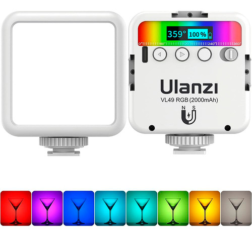 Ulanzi Vl49 Luz Led Rgb Mini Video Recargable Portátil