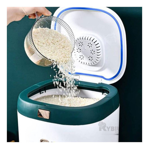 Expendedor De Cereal 10 Kg Tono Verde Y+post-it Adhesivos