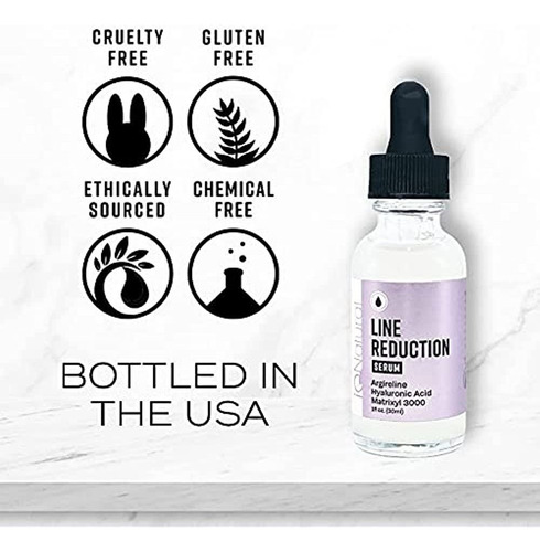 Iq Natural Argireline Serum For Face, Peptide Serum, Pure Fa Tipo De Piel Seca