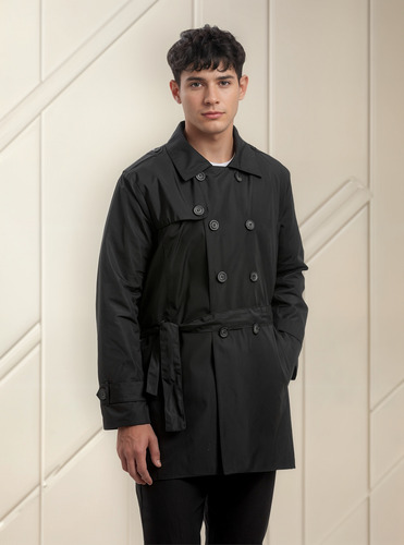 Piloto Quality Import Impermeable Trench Tapado Saco Hombre
