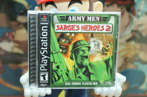 Army Men Sarges Heroes 2 Playstation 1 Completo Ps1 Ps 1