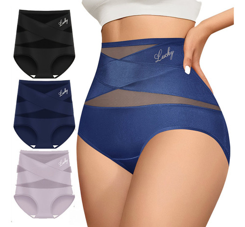 3pcs Kit Ropa Interior Para Mujer Con Control Barriga