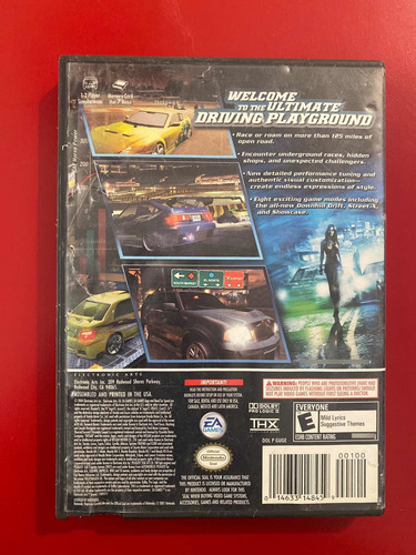 Need For Speed Underground 2 Nintendo Game Cube Oldskull G (Usado)