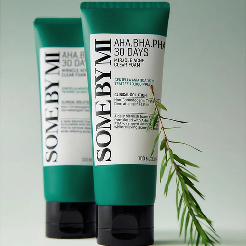 Some By Mi Acne Aha Bha Pha 30days Miracle Clear Foam 100ml Tipo De Pele Oleosa