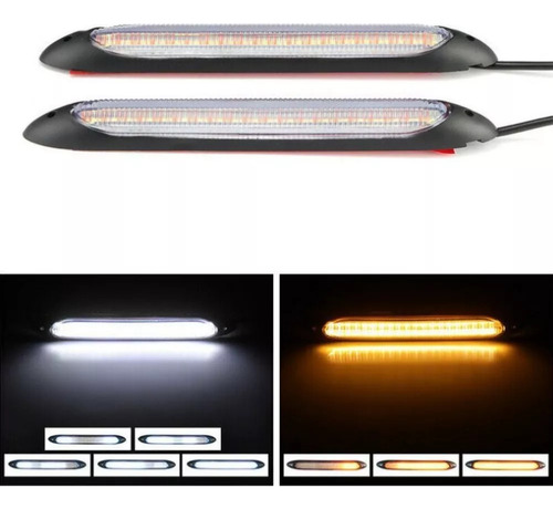 Tira Cinta Led Drl Secuencial Flexible Direccional Carro/mot