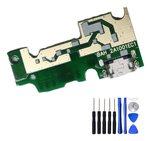 Uponew Para T-mobile Revvl 2 Usb Cargador Conector Junta De